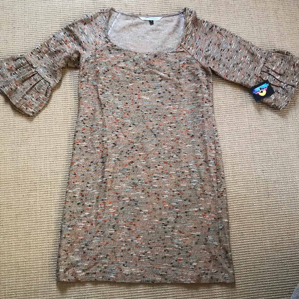 Diane Von Furstenberg Square Neck Shift Dress